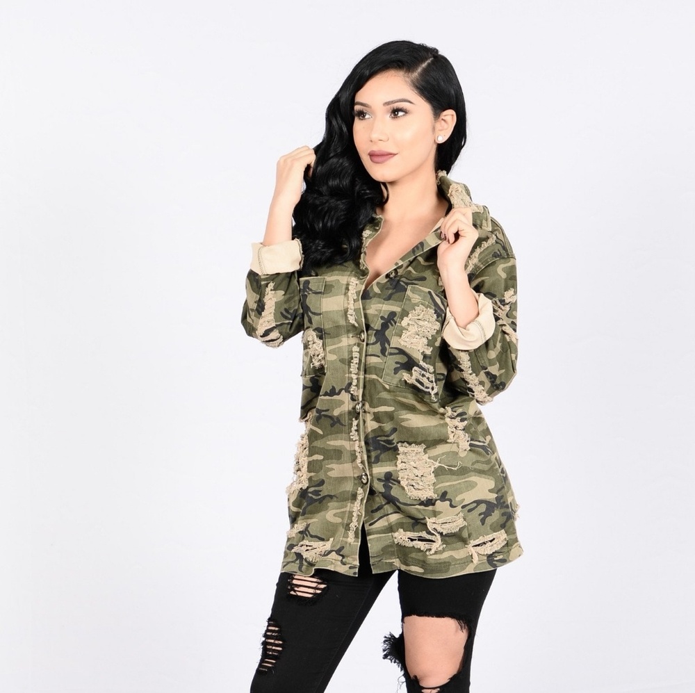 Fashion Nova Camo Combat NWT